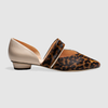 leopard print Mesa flat shoe side view